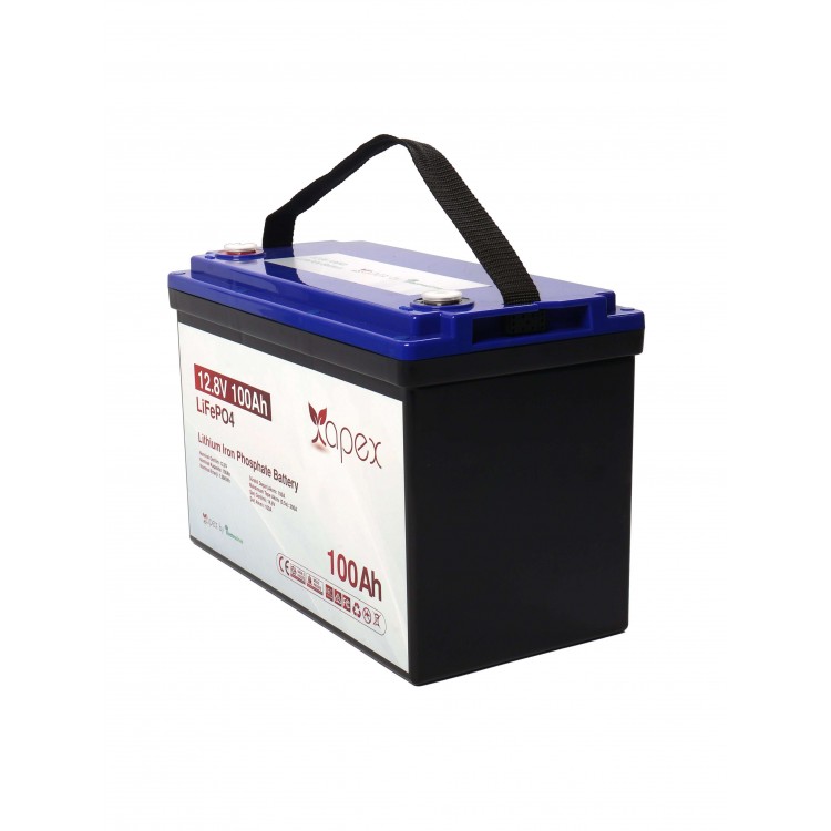 APX-YRO-BOX Apex 12.8V 100Ah Lityum (LiFePO4) Batarya