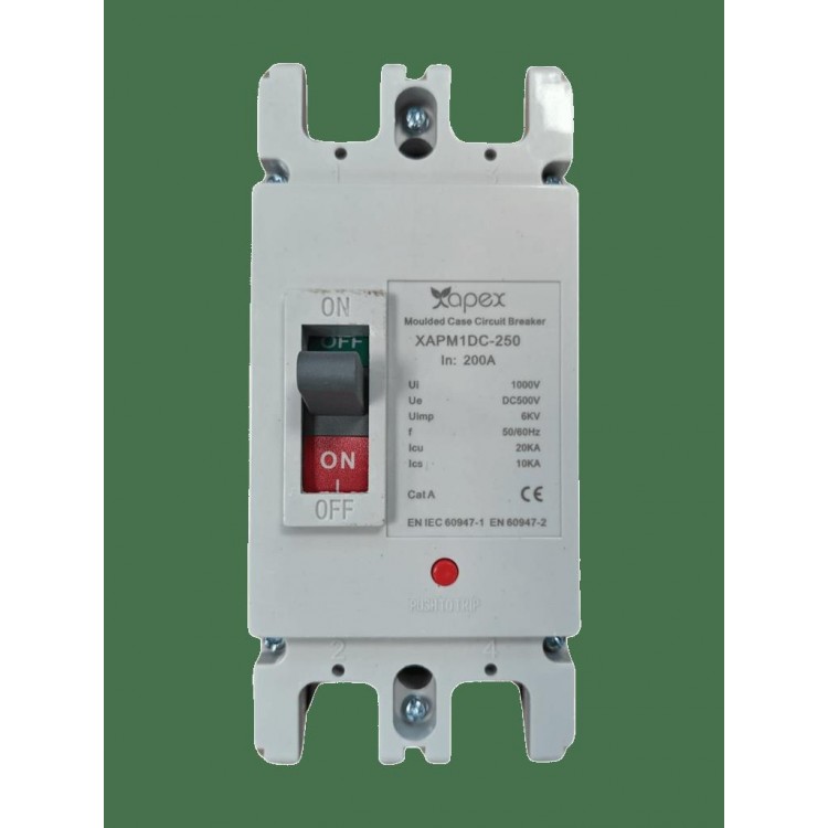 Apex DC Kartuş Sigorta Çift Kanal 2P/200A DC 500V