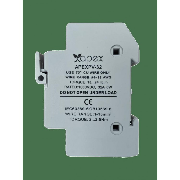 Apex DC Sigorta Yuvası 20A DC 1000V