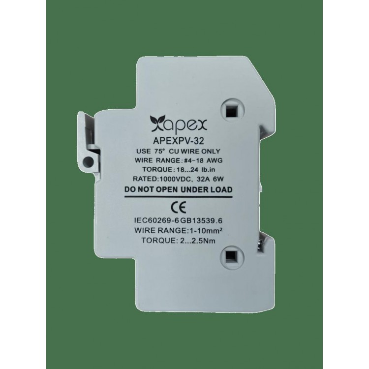 Apex DC Sigorta Yuvası 32A DC 1000V