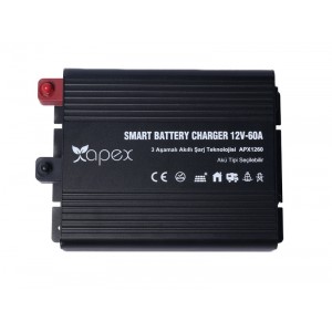 APX1260 Apex 12V 60A Smart Akü Şarj Cihazı