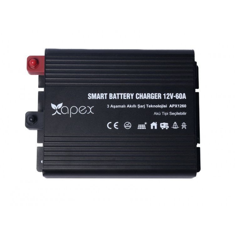 APX1260 Apex 12V 60A Smart Akü Şarj Cihazı
