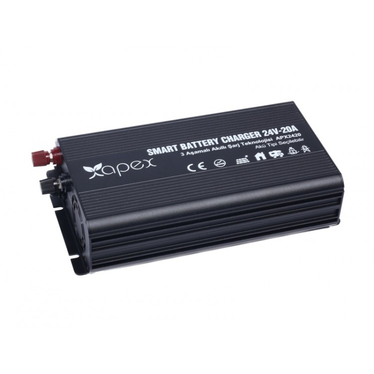 APX2420 Apex 24V 20A Smart Akü Şarj Cihazı