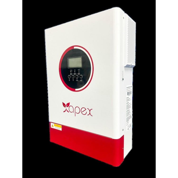 APX6200 PRO Seri 6200W Hibrit Akıllı İnverter - 100A MPPT - 500VDC Panel