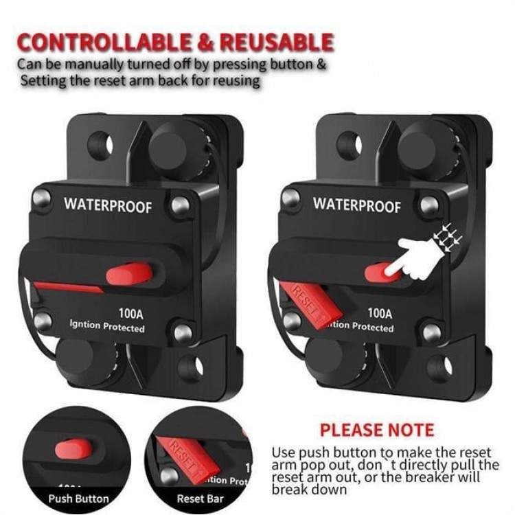 Dc Sigorta 80A Waterproof