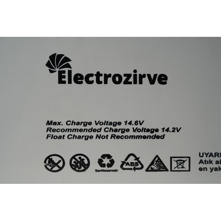 Electro Zirve 12.8V 300Ah Lityum Akü (LifePO4)