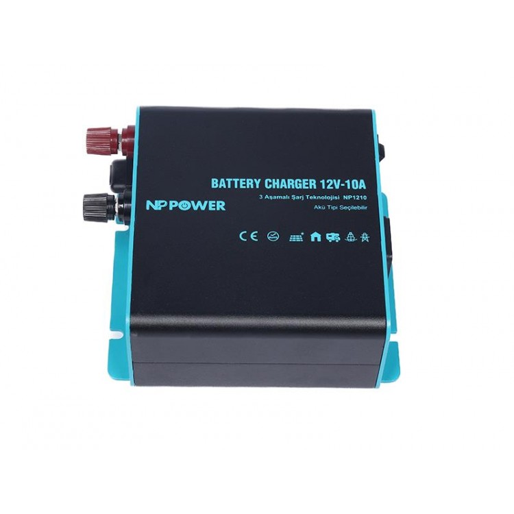 NP1210 NP Power 12V 10A Akü Şarj Cihazı