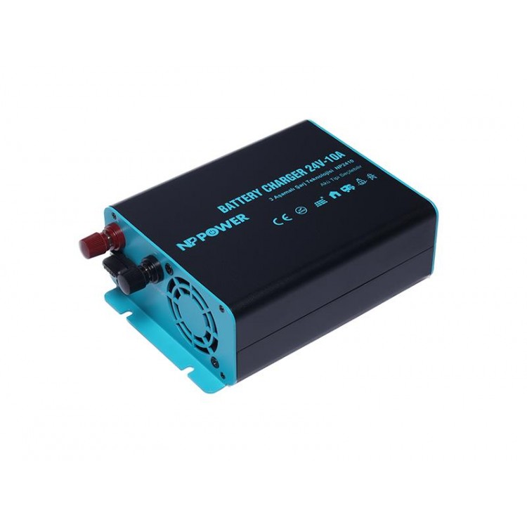 NP2410 NP Power 24V 10A Akü Şarj Cihazı