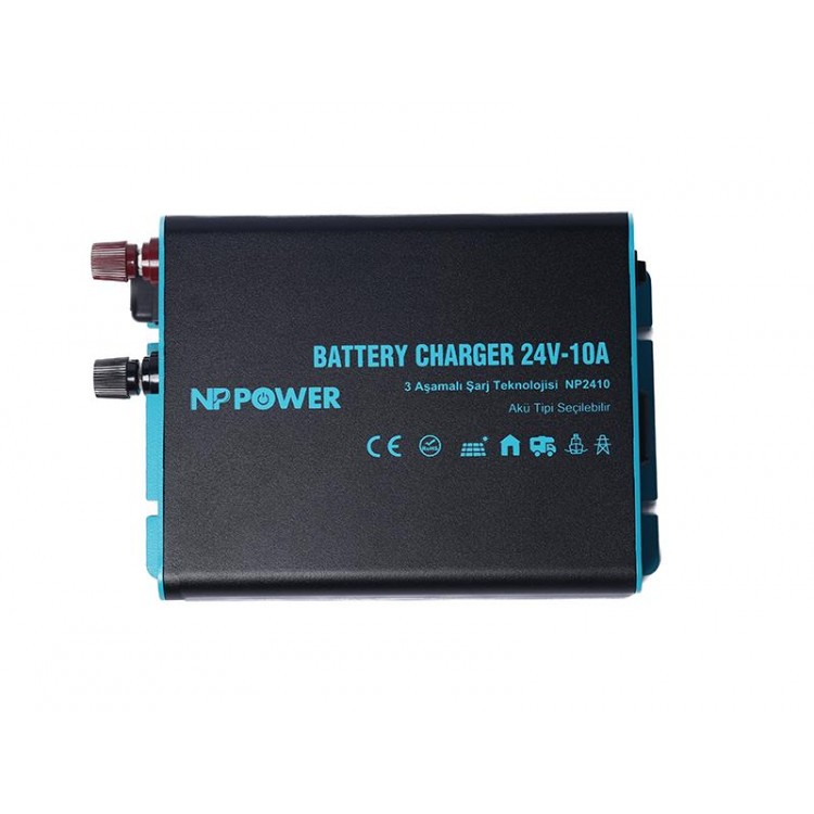 NP2410 NP Power 24V 10A Akü Şarj Cihazı
