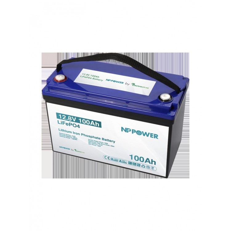 NPP-YRO-BOX NP Power 12.8V 100Ah Lityum (LiFePO4) Batarya