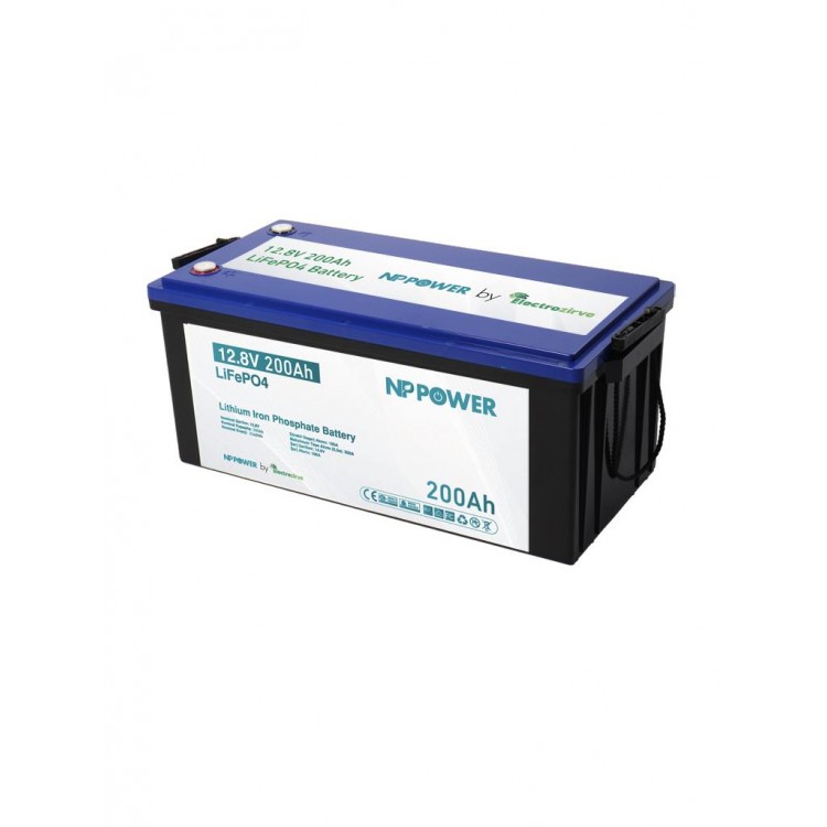 NPP-YRO-BOX NP Power 12.8V 200Ah Lityum (LiFePO4) Batarya