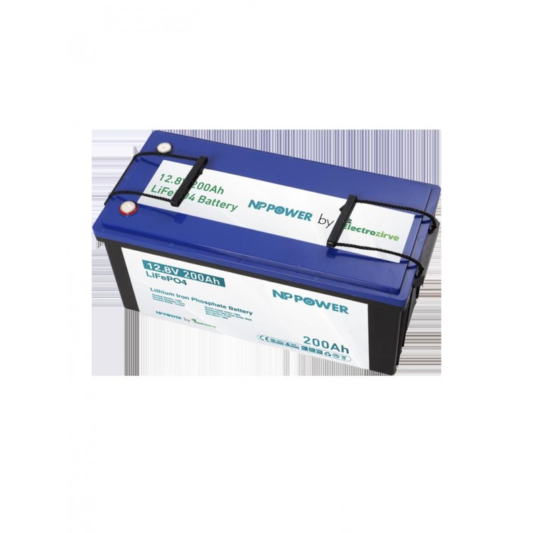 NPP-YRO-BOX NP Power 12.8V 200Ah Lityum (LiFePO4) Batarya