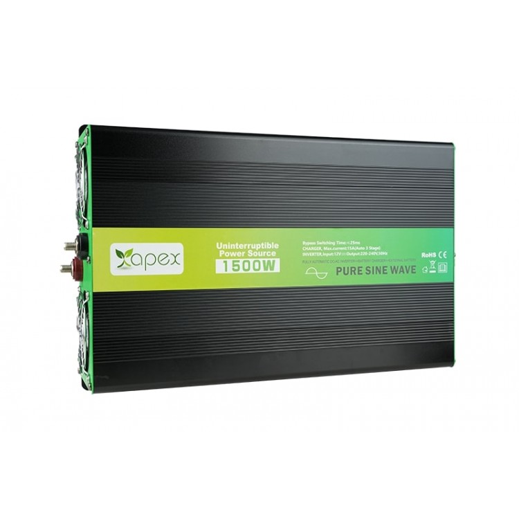 NPS1500-24 Apex 1500W Şarjlı Tam Sinüs İnverter 24V