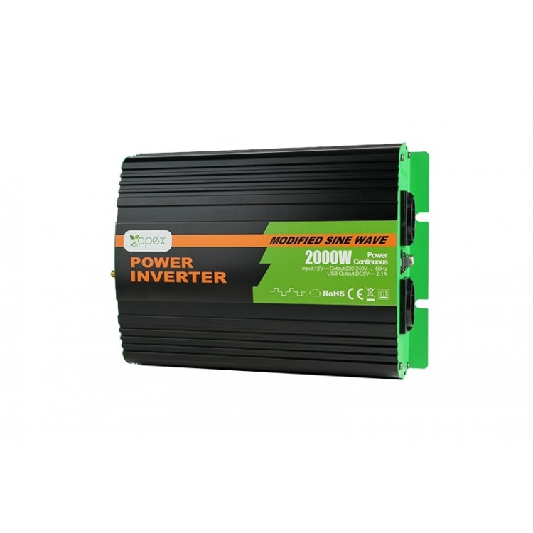 NS2000-12 Apex 2000W Modifiye Sinüs İnverter 12V