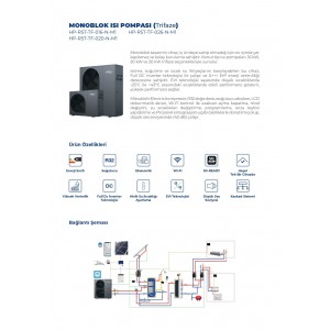 Tommatech 6kW Isı Pompası (Monofaze)