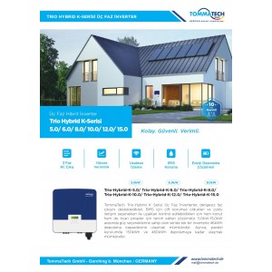 TommaTech Trio Hybrid K 8.0kW Üç Faz İnverter