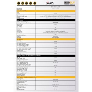 Sako Sunon-e Mppt 24V 2.4Kw (450-500vdc) Tam Sinüs Akıllı İnverter
