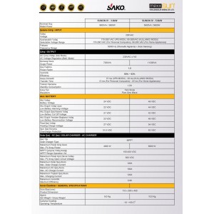 Sako Sunon 3.6 Kw 24v 450vdc Mppt Akıllı İnverter