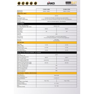 Sako E-sun 1.6 Kw 12 V Mppt Tam Sinüs Akıllı İnverter