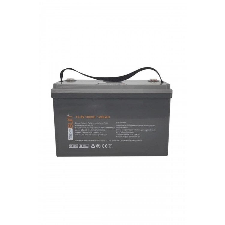 Mexxsun Lityum Akü 12,8V 100AH LifePo4 1280Wh