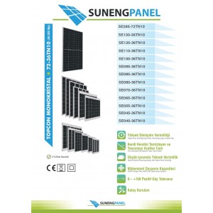 Suneng 285Wp 72TN TOPCon Güneş Paneli