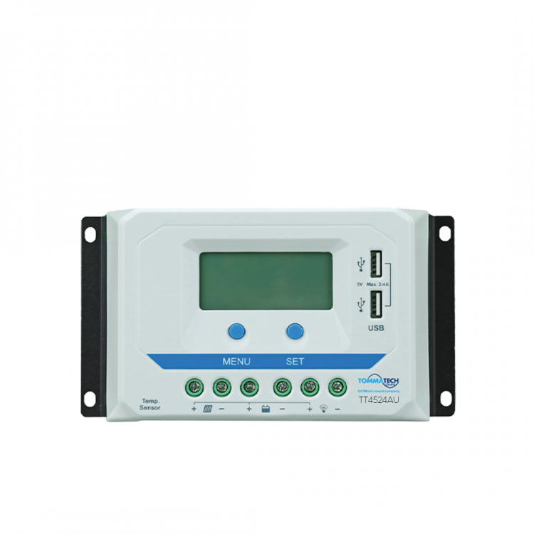 TommaTech 45A 12/24 2USB PWM Şarj Kontrol Chz.