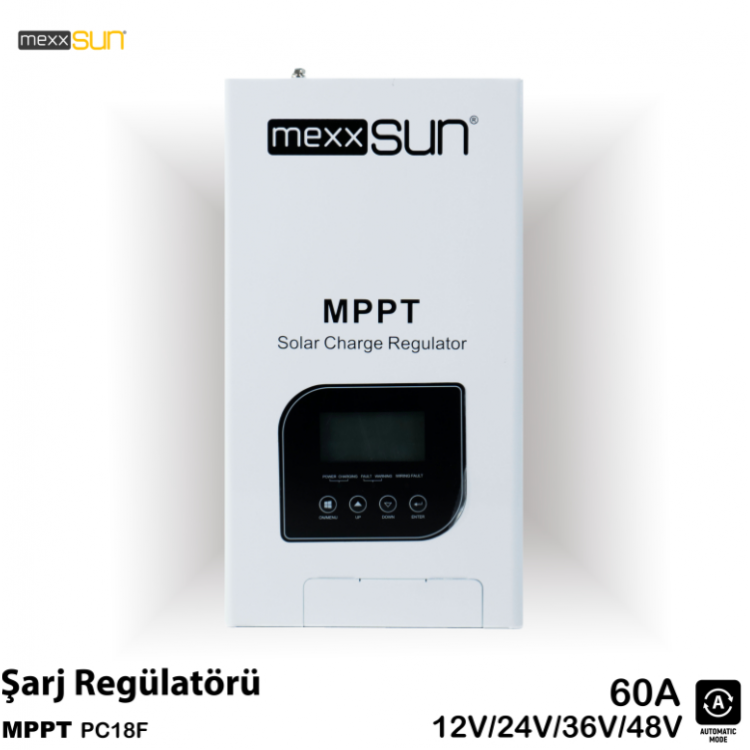 Mexxsun 12/24/48V 60A Mppt Şarj Regülatörü