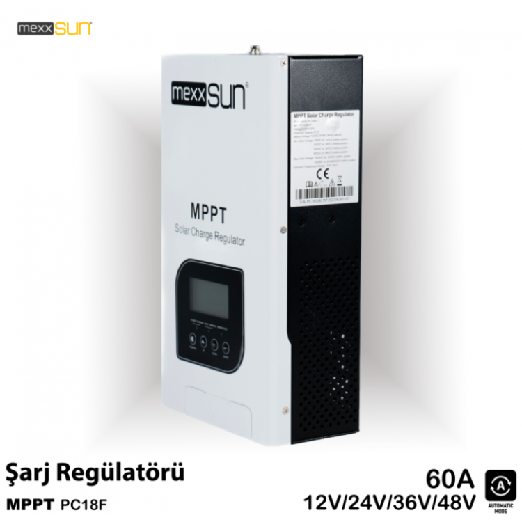 Mexxsun 12/24/48V 60A Mppt Şarj Regülatörü