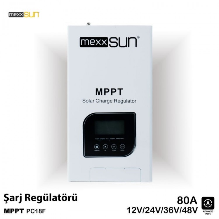Mexxsun 12/24/48V 80A Mppt Şarj Regülatörü
