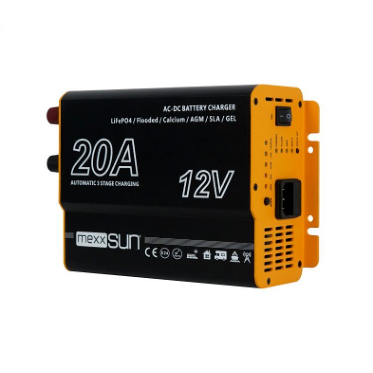 Mexxsun AC-DC Akü Şarj Cihazı 12V-20A