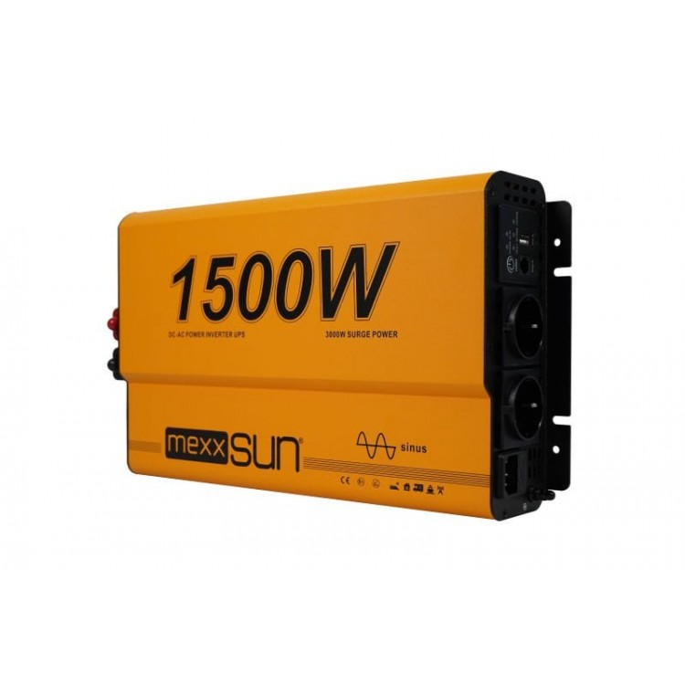 Mexxsun Tam Sinüs UPS (Remote Ekran) 12V 1500W