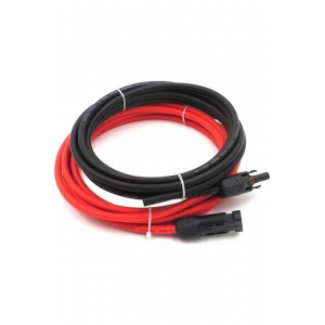 6 Mm Solar Kablo 10 Metre Mc4 Konnektörlü 5+5mt