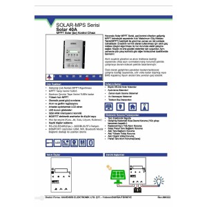 Havensis 40 Ah Mppt 12/24 V Solar Şarj Kontrol Cihazı