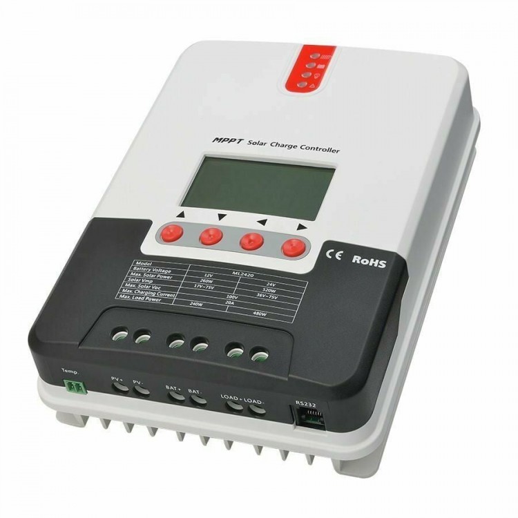 MAX ML2440 12/24V 40A MPPT Solar Charge Controller