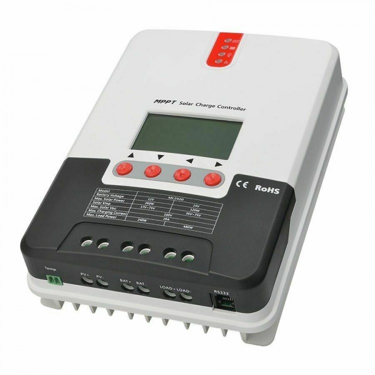 MAX ML2440 12/24V 40A MPPT Solar Charge Controller