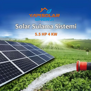 Yapı Solar  5.5 HP 4 KW Tarımsal Sulama Sistemi Paketi