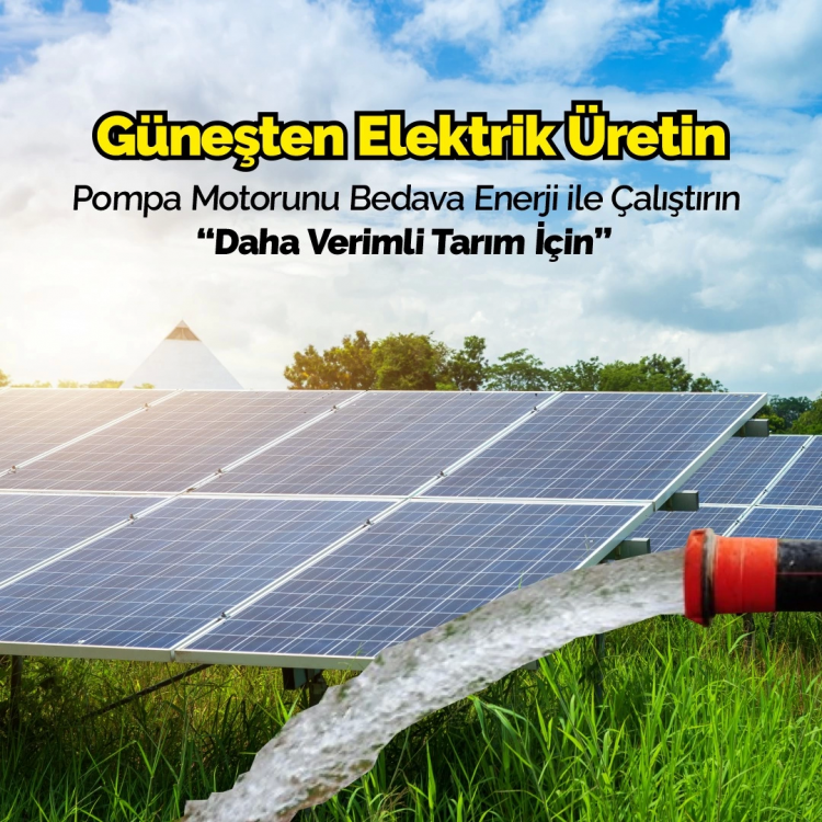 Yapı Solar  5.5 HP 4 KW Tarımsal Sulama Sistemi Paketi