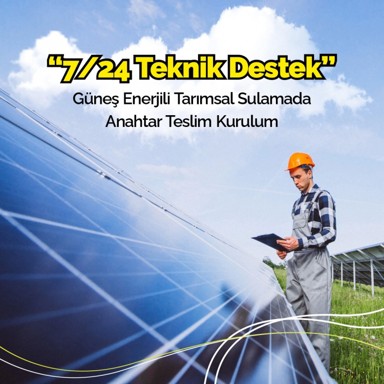 Yapı Solar  5.5 HP 4 KW Tarımsal Sulama Sistemi Paketi