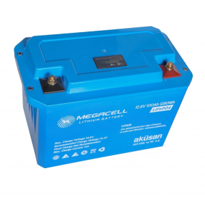Megacell 12.8v 100ah Lityum/lifepo4 Akü Abs Kasa