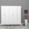5 Kapılı Oval Kulplu Gardırop
