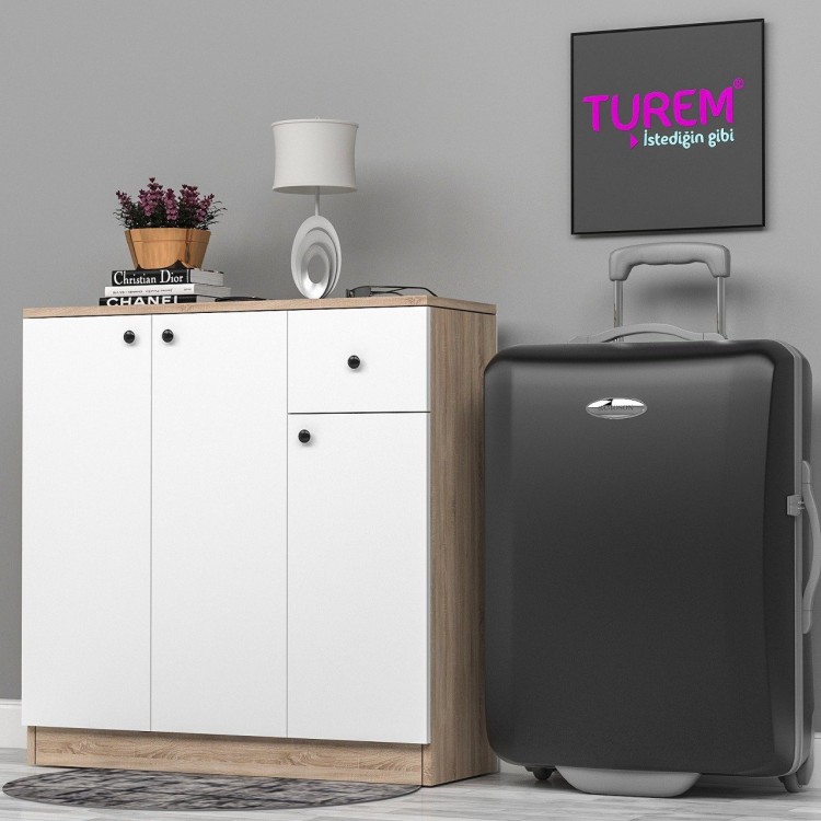Home Çok Amaçlı 3 Kapılı Dolap