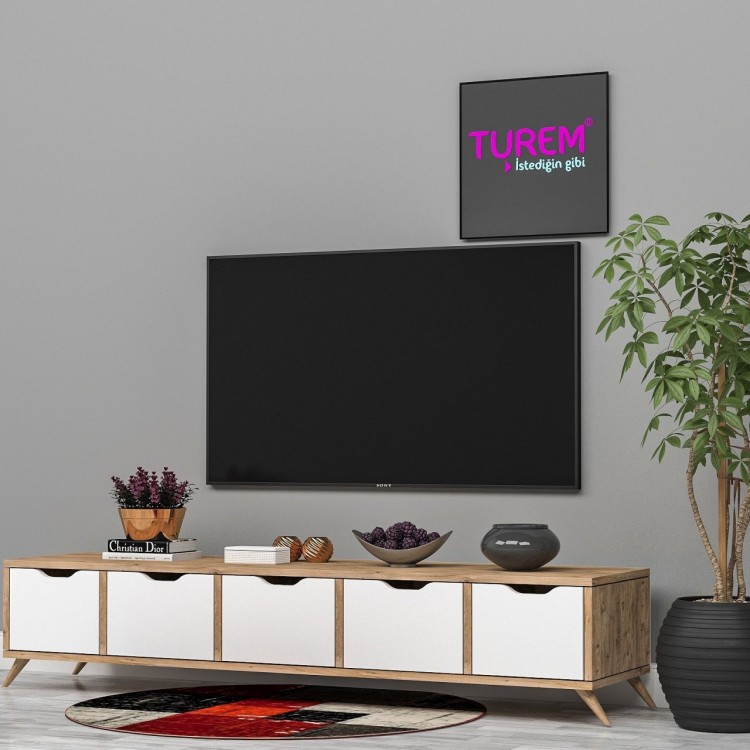 Doğal Ahşap Tv Sehpası