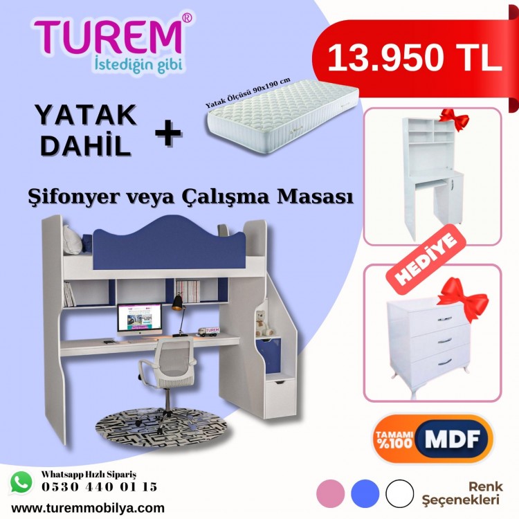 Hediyeli Klasik Masalı Ranza