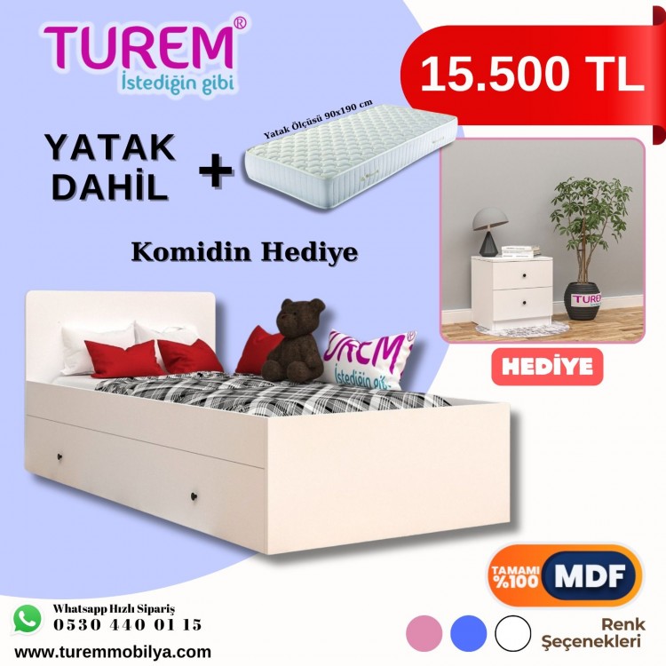 Hediyeli Klasik Karyola