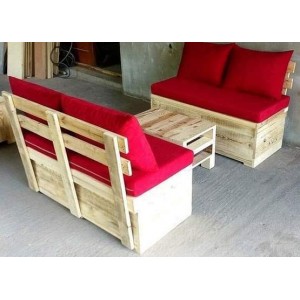 Doğal Ahşap Teras Ve Balkon Çay Masa Takımı