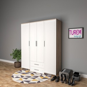 4 Kapılı Trend Gardrop Membran Kapak