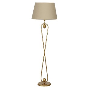 Forever Statik Eskitme Mat Gold Metal Lambader