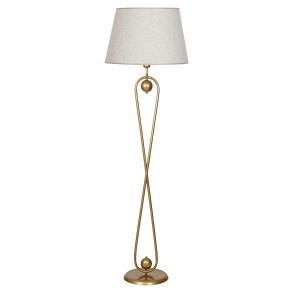 Forever Statik Eskitme Mat Gold Metal Lambader
