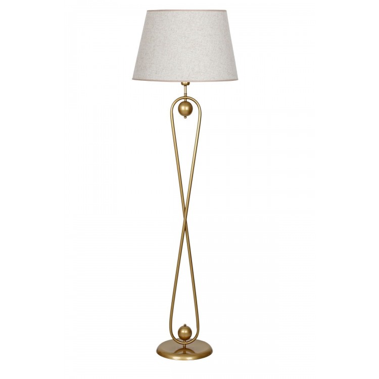Forever Statik Eskitme Mat Gold Metal Lambader