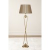 Forever Statik Eskitme Mat Gold Metal Lambader
